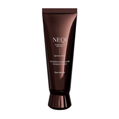 NEQI Dark Brown Glossing Mask - Maska pro tmavé vlasy 120ml