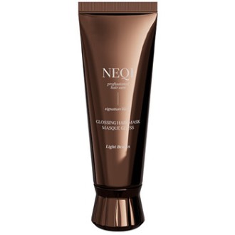 NEQI Glossing Mask Light Brown - Maska pro světle hnědé vlasy 120ml