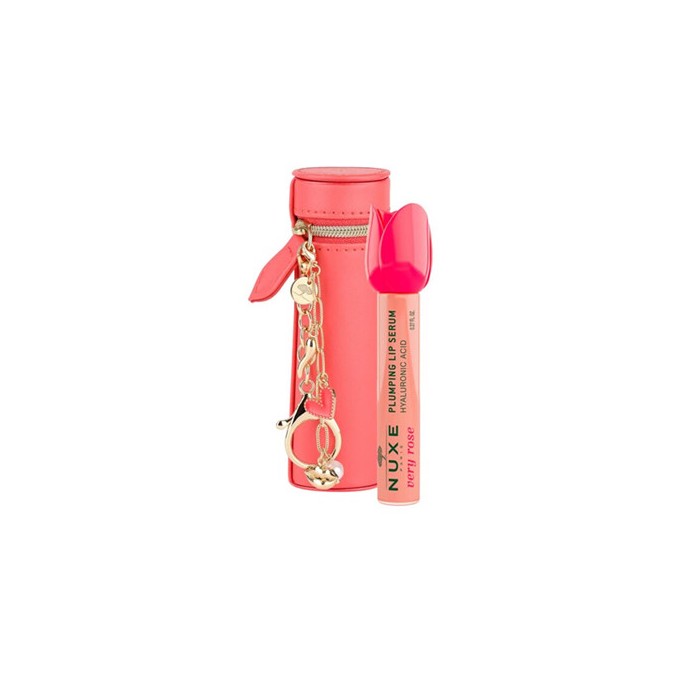Nuxe Very Rose Plumping Lip Serum with Bag - Sérum pro objem rtů s obalem 8ml