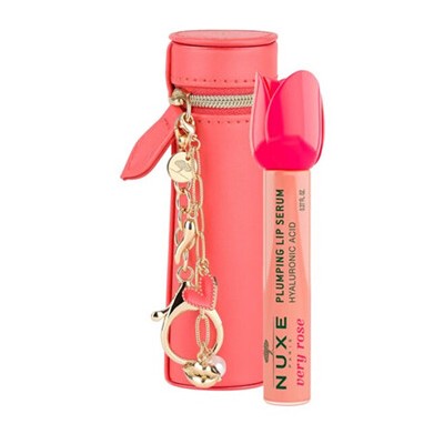 Nuxe Very Rose Plumping Lip Serum with Bag - Sérum pro objem rtů s obalem 8ml