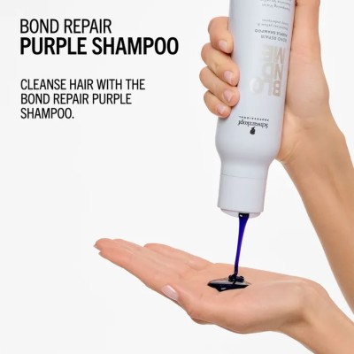 Schwarzkopf Professional BlondMe Bond Repair Purple Shampoo - Tónovací