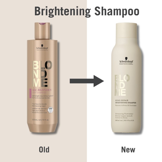 Schwarzkopf Professional BlondMe Bond Repair Brightening Shampoo - šviesinantis šampūnas šviesiems