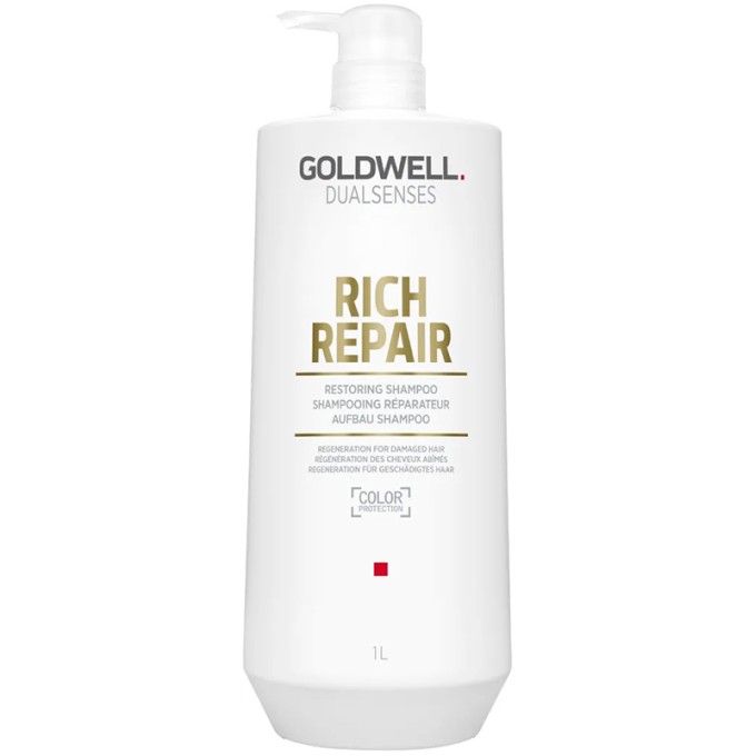 Goldwell Dualsenses Rich Repair Cream Shampoo For Dry And Stressed Hair ( Dry and Brittle Hair )