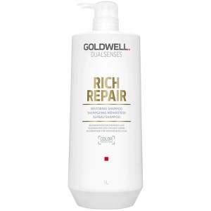 Goldwell Dualsenses Rich Repair Cream Shampoo For Dry And Stressed Hair ( Dry and Brittle Hair )