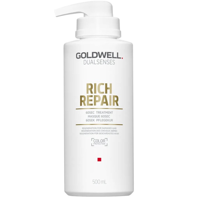 Goldwell Mask for Dry and Damaged Hair Dualsenses Rich Repair (60Sec Treatment) 500 ml