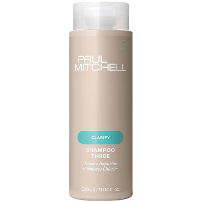 Paul Mitchell Clarifying Shampoo Three Removes Chlorine And Impurities 300 ml