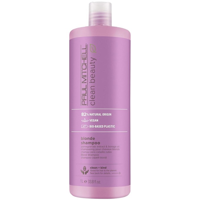 Paul Mitchell Clean Beauty Blonde Shampoo - Shampoo neutralizing yellow tones 1000 ml