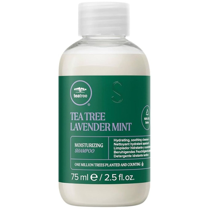 Paul Mitchell Moisturizing and Soothing Shampoo for Dry Hair Tea Tree (Lavender Mint Shampoo) 75 ml
