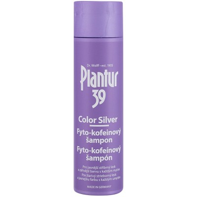 Plantur 39 Color Silver Shampoo - Phyto-caffeine shampoo neutralizing yellow tones 250 ml