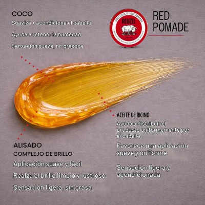 Reuzel Red Pomade Water Soluble High Sheed - Hair pomade 95 ml