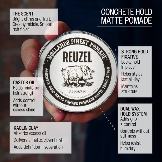 Reuzel Concrete Hold Matte Pomade 95 ml