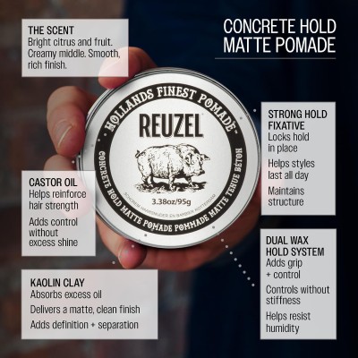 Reuzel Concrete Hold Matte Pomade 95 ml