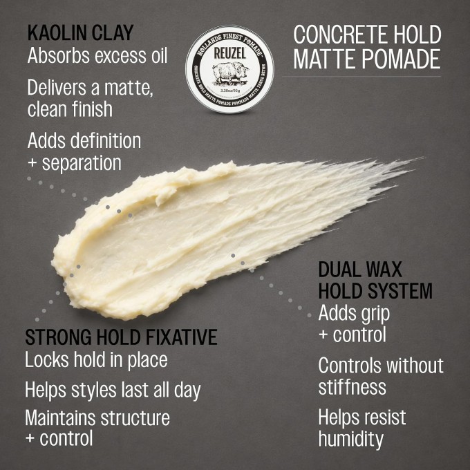 Reuzel Concrete Hold Matte Pomade 95 ml