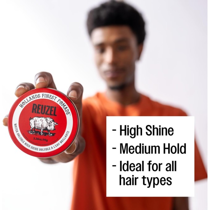 Reuzel Red Pomade Water Soluble High Sheed - Hair pomade 35 g