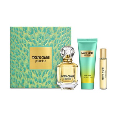 Cavalli Roberto Paradiso Dárková sada EDP 75 ml, tělové mléko 100 ml a miniaturka EDP 7,5 ml 75ml