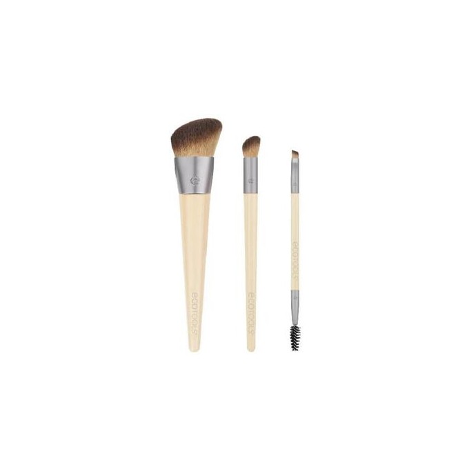 EcoTools New Natural Conceal, Enhance + Sculpt Trio - Sada štětců 0ml