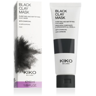 Kiko Milano Black Clay Mask - Čistící pleťová maska 50ml