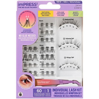Kiss My Face imPRESS Individual Lash Kit 01 - Trsové řasy