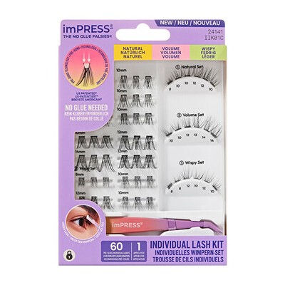 Kiss My Face imPRESS Individual Lash Kit 01 - Trsové řasy