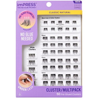 Kiss My Face imPRESS Pre-glued Cluster Multi 02 - Trsové řasy