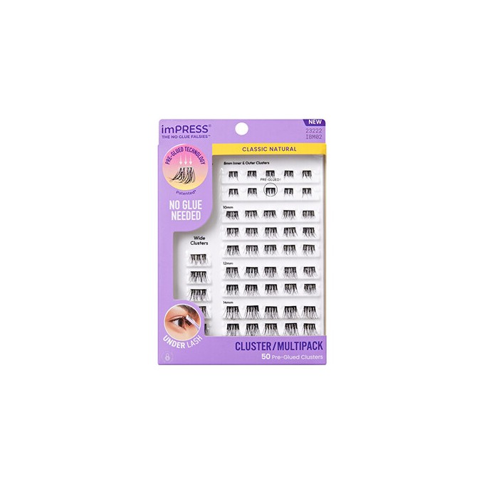 Kiss My Face imPRESS Pre-glued Cluster Multi 02 - Trsové řasy