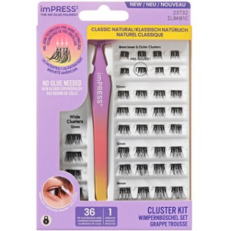 Kiss My Face imPRESS Press on Falsies Kit 01 - Trsové řasy
