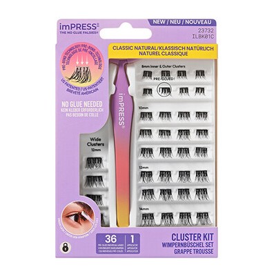 Kiss My Face imPRESS Press on Falsies Kit 01 - Trsové řasy