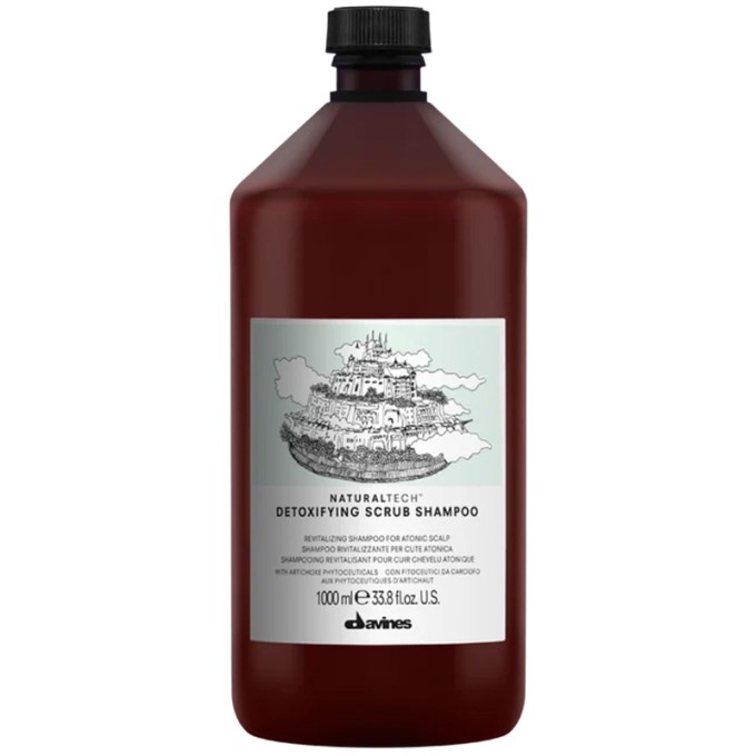 Davines Natural Tech Detoxifying Scrub Shampoo 1000 ml