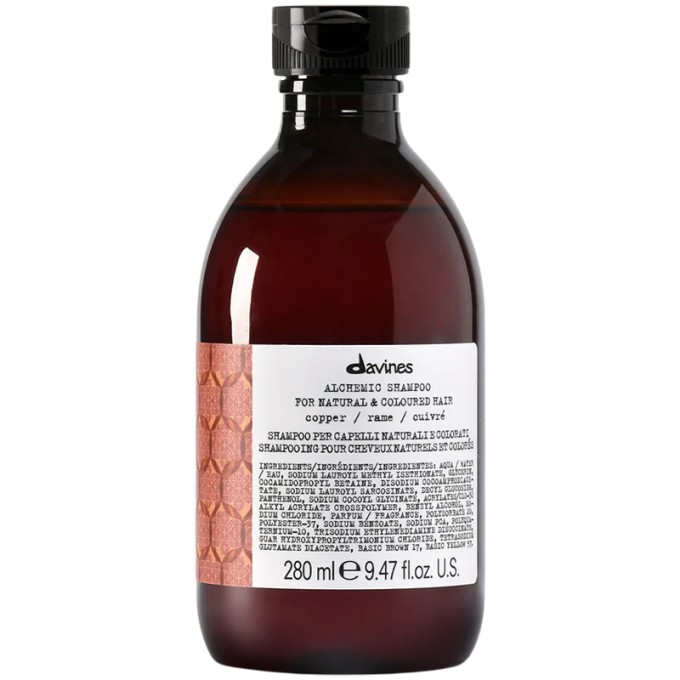 Davines Alchemic Shampoo For Natural & Coloured Hair Cooper 250 ml