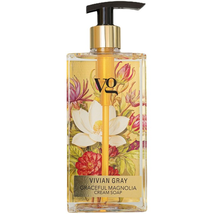 Vivian Gray Graceful Magnolia Cream Soap - Tekuté mýdlo na ruce 350ml
