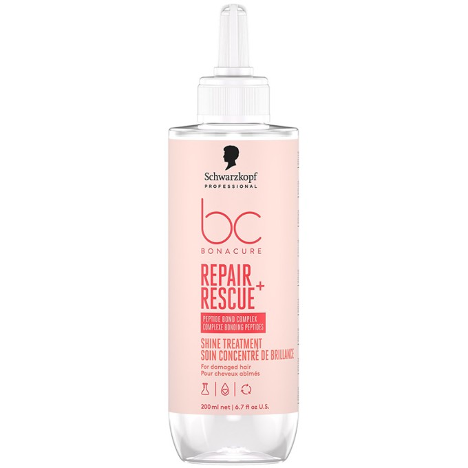 Schwarzkopf Professional Repair Rescue+ Shine Treatment - Kúra pro les
