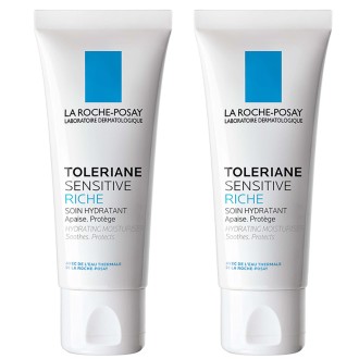 La Roche-Posay Sensitive Riche Soin Hydratant Duo - Sada pleťových kré