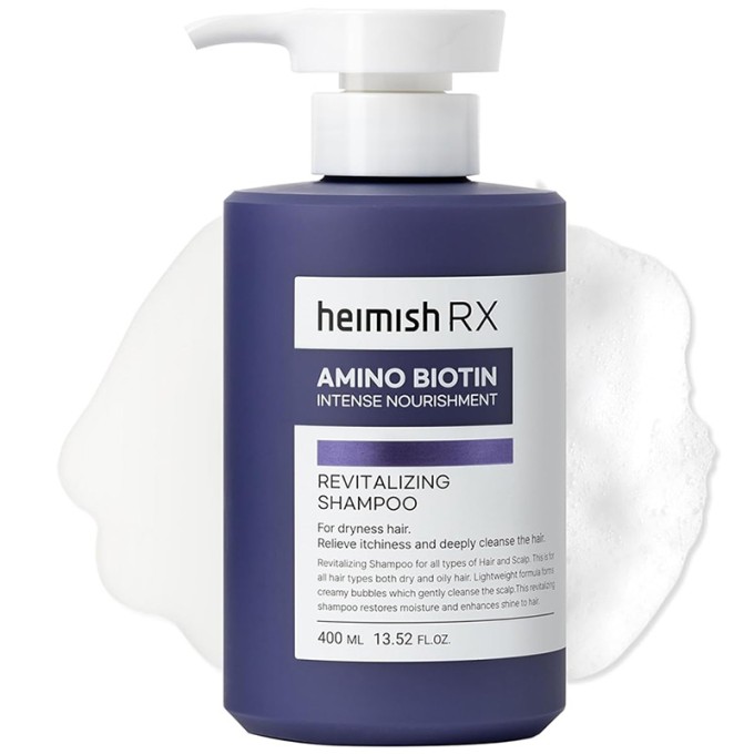 Heimish RX Amino Biotin Revitalizing Shampoo - Posilující šampon pro l