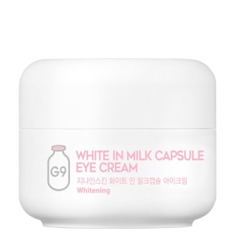 G9SKIN White In Milk Capsule Brightening Eye Cream - Bohatý pleťový kr