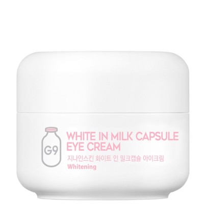 G9SKIN White In Milk Capsule Brightening Eye Cream - Bohatý pleťový kr