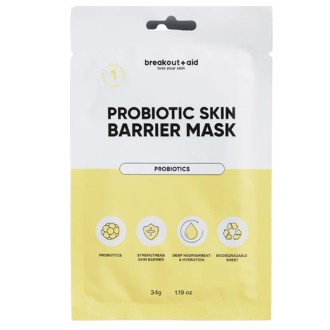 Breakout+aid Probiotic Skin Barrier Mask - Maska pro posílení pleťové