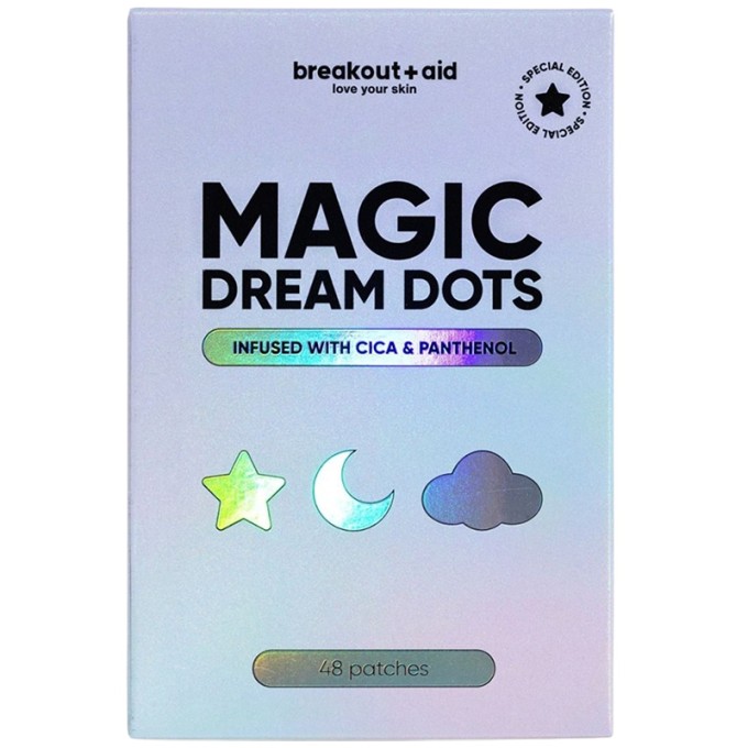 Breakout+aid Magic Dream Dots - Náplasti na lokální ošetření akné 48 k