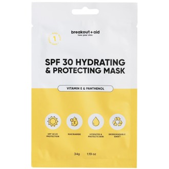 Breakout+aid Hydrating & Protecting Mask SPF 30 - Pleťová maska 34.0g