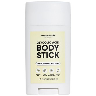 Breakout+aid Glycolic Acid Body Stick - Peelingová tyčinka na tělo 75.