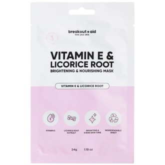 Breakout+aid Brightening & Nourishing Mask - Rozjasňující maska 34.0g