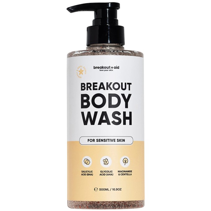 Breakout+aid Body Wash - Sprchový gel na pokožku se sklonem k akné 500