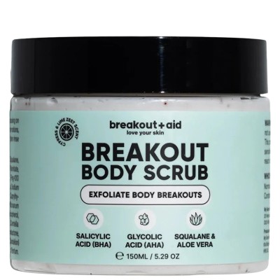 Breakout+aid Body Scrub - Tělový peeling na pokožku se sklonem k akné