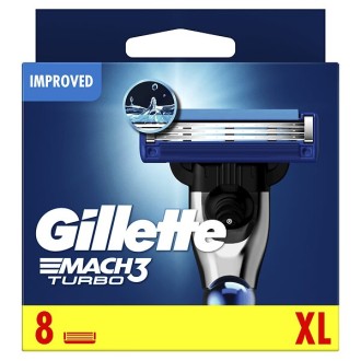 Gillette Mach 3 Turbo - Spare head 8 pcs