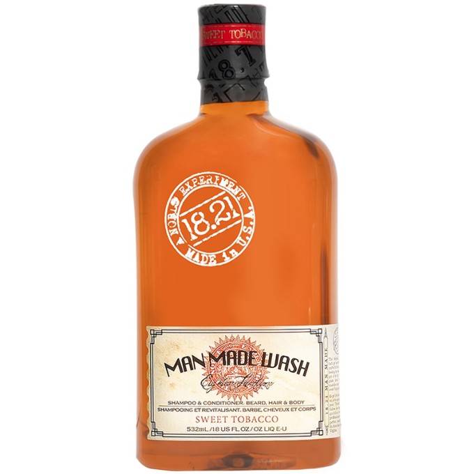 18.21 Man Made Wash ( Sweet Tobacco ) - 3 in 1 shower gel 532ml