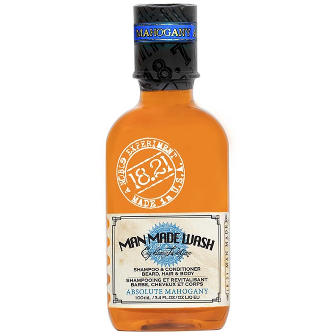 18.21 Man Made Wash ( Absolute Mahogany ) - 3 in 1 shower gel 100ml