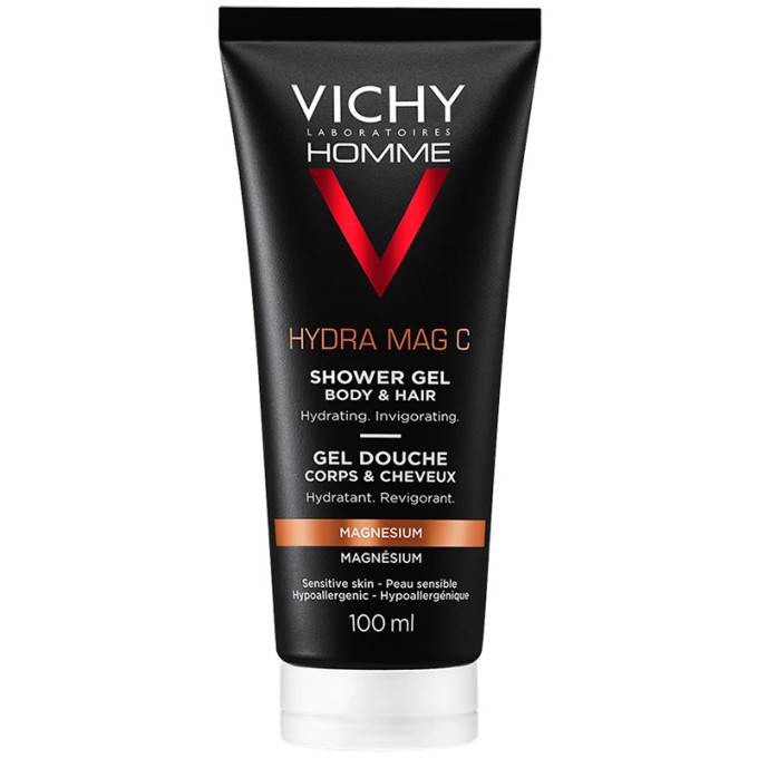 Vichy Homme Hydra Mag C Shampoo - Shower gel for body and hair 200 ml
