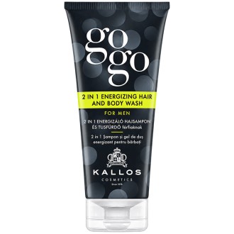 Kallos GoGo 2-In-1 Energizing Hair And Body Wash For Men 200 ml