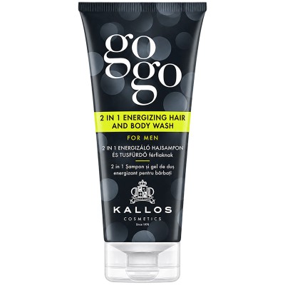Kallos GoGo 2-In-1 Energizing Hair And Body Wash For Men 200 ml