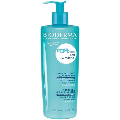Bioderma ABCDerm Non Rinse Cleansing Milk - valomasis pienelis, 500 ml