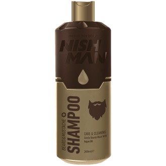 Nishman Beard&Mustache Shampoo - barzdos ir ūsų šampūnas vyrams, 200 ml